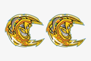 Valentino Rossi Moon I - Valentino Rossi 46 Moon Sun 4"x5" Vinyl Decal Sticker #2970524