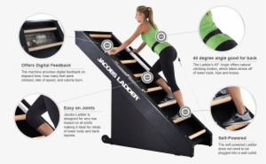 Jacob's Ladder™ Commercial Stair Climbing Cardio Machine - Jacobs Ladder Treadmill Climber #2970718