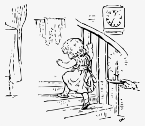 Stair Climbing Staircases Drawing Child - Cartoon Going Up The Stairs #2971107