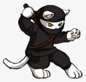Ninjacat - Ninja Cat Cartoon #2971111