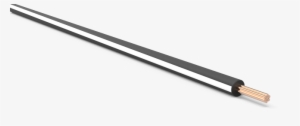 Txl Automotive Wire 22 Awg Black W/ White Stripe Bulk - Pencil Top View Png #2971529