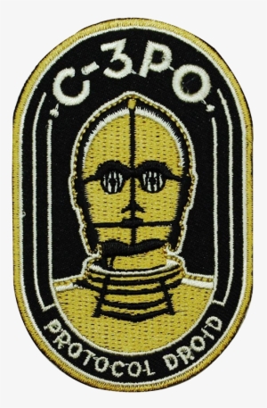 Minimalist Rebel Alliance Edition - Star Wars Official C-3po 'protocol Droid' Iron On Patch #2971568