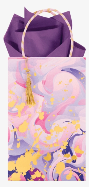 Marble Madness Lavender Sm Tote - Tote Bag #2971621