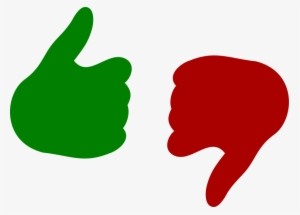 Thumbs Up And Down Png #2971626