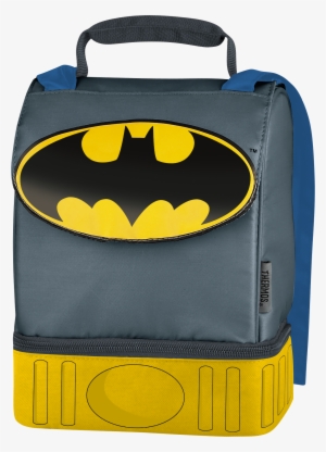 Caped Thermos Insulated Dual-compartment Lunch Kit - Thermos Dual Compartment Lunch Kit, Batman #2971953
