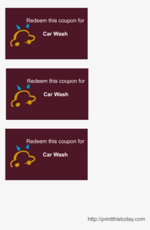 Car Wash Coupon Template 15 Free Free Car Wash Ticket - 1 Free Car Wash Coupon #2972182