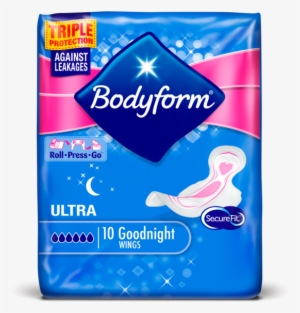 Ultra Goodnight Wings - Bodyform Ultra 10 Goodnight Wings #2972444
