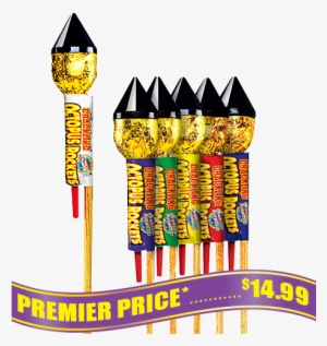 Crackling Octopus Rockets - Gender Reveal Fireworks Fountain #2972653