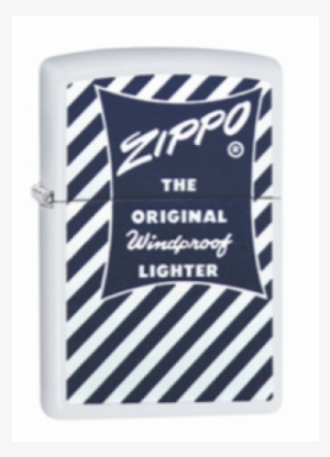 Zippo 214 Blue White 1958-59 - Zippo Blue White #2973355