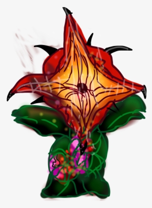 Poison Flower- Mouth Open - Illustration #2974556