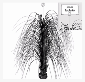 Black Spray Centerpiece Large - Giant Black Spray Centerpiece #2974860
