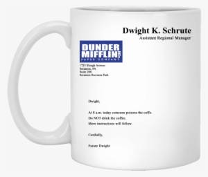 Dunder Mifflin Paper Company Mug - Dunder Mifflin Company Letterhead #2974940