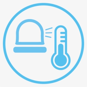 Haier Alarm Temperature Icon - Blue Biomedical Icon Png #2975895