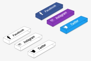 3d Block Buttons Concept Sketch Instagram Facebook - Concept #2975925