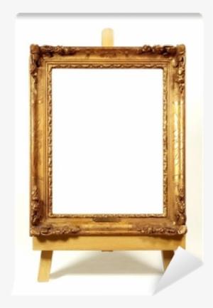 Fotomural Antiguo Marco Dorado En La Base Del Artista - Cadre Chevalet #2976307