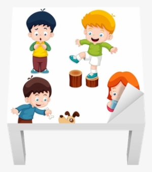 Illustration Of Characters Kids Cartoon Vector Lack - Illustration #2976560