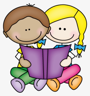 Kids Reading Clipart - Buddy Reading Clipart #2976696