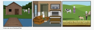 Storyboard 1 Escena Collar Bomba - Living Room #2977694