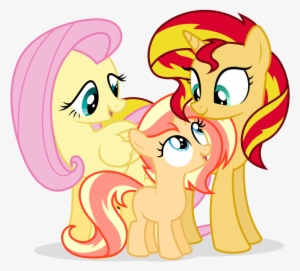 Ezidze, Fluttershy, Lesbian, Magical Lesbian Spawn, - Sunshy Mlp #2977897
