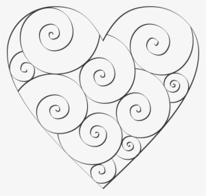 Large Transparent Png Version - Hearts To Color #2978020