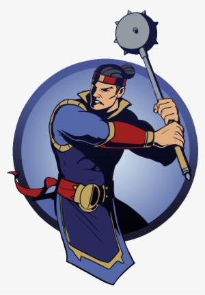 Man Two Handed Mace - Shadow Fight 2 Thunder #2978165