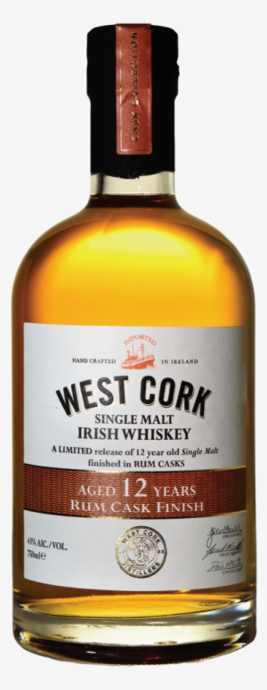 New, Unique & Premium Irish Whiskey - Vintage West Cork Bourbon Cask Blended Irish Whiskey #2978581