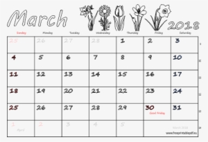 March 2018 Uk Holidays - March 2018 Calendar Printable Free #2978762