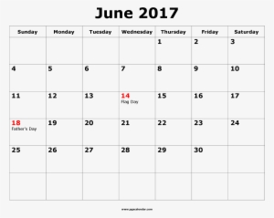 June 2017 Blank Calendar - November Calendar Template 2017 #2978857