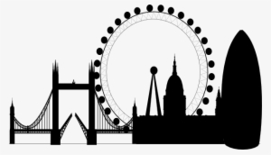London Skyline Clipart2 Clip Art - Clipart London #2978988