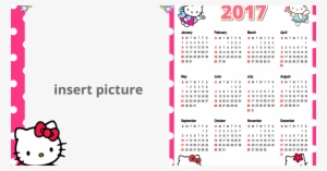 Blank Calendar Png Download - Hello Kitty Calendar 2019 #2979013