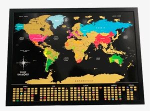 1 Mapa Moldura - My Travel Scratch Map - Luckies Of London #2979543
