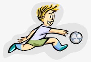 Vector Illustration Of Sport Of Soccer Football Player #2979972