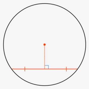 The Perpendicular Bisector Of A Chord - Circle #2980109