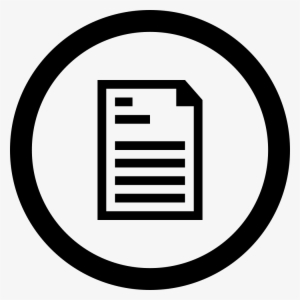 Document In Circular Button - Creative Commons Share #2980153
