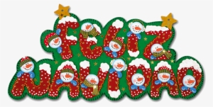 ¡feliz Navidad Os Deseo A Todos Unas Felices Fiestas - Letreros De Feliz Navidad En Foami #2980220