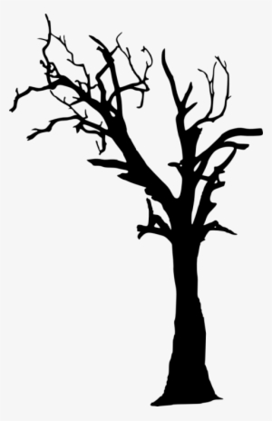 Tree-003 - Dead Tree Silhouette Clipart - Free Transparent PNG Download ...