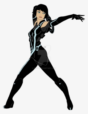 Aquí Mi Versión De Quorra De La Película Tron Legacy - Tron Quorra #2981188