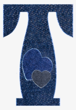 Elefante En Los Pantalones Vaqueros Con Sand A Y Coraz - Alphabet #2981663