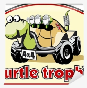 Funny Label For Off-road Trophy Wall Mural • Pixers® - Turtle Cartoon #2981718 Funny Label For Off-road Trophy Wall Mural • Pixers® - Turtle Cartoon #2981718