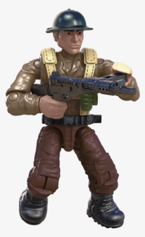 Wwii British Soldier - Call Of Duty Mega Bloks Legends Allied Soldiers #2982535