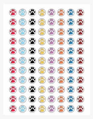 Puppy Paw Prints Mini Stickers From Mary Engelbreit #2983316