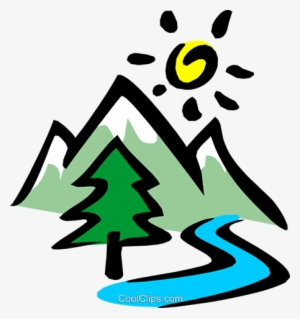 Mountains Royalty Free Vector Clip Art Illustration - Cedar Creek Lumber #2984258