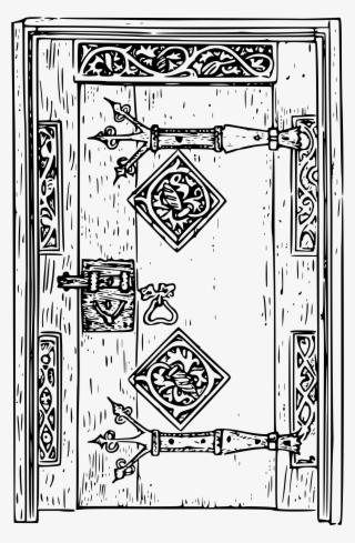 Ancient Door Svg Clip Arts 390 X 597 Px #2985110