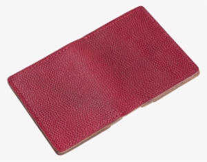 Exterior Of Football Texture On Horween Leather Wallet - Red Mat Clipart #2985202