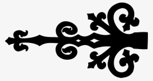 This Free Icons Png Design Of Ornate Door Hinge #2985357