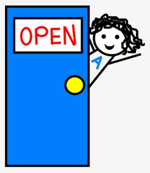 Abbie With Door New Blue Door Svg Clip Arts 516 X 595 #2985557