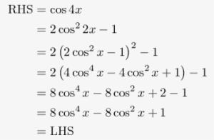 Prove The Identity - Handwriting #2985698