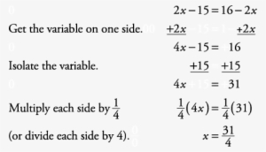 Equation - Linear Equation Examples - Free Transparent PNG Download ...