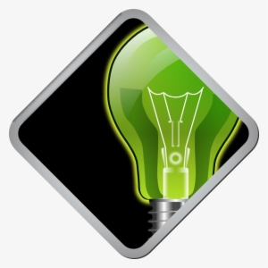 Light Bulb Icon - Lampada Png Verde #2985877