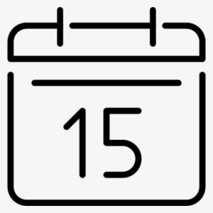 Day 15 On Calendar Vector - Calendar 15 Icon Png #2986024